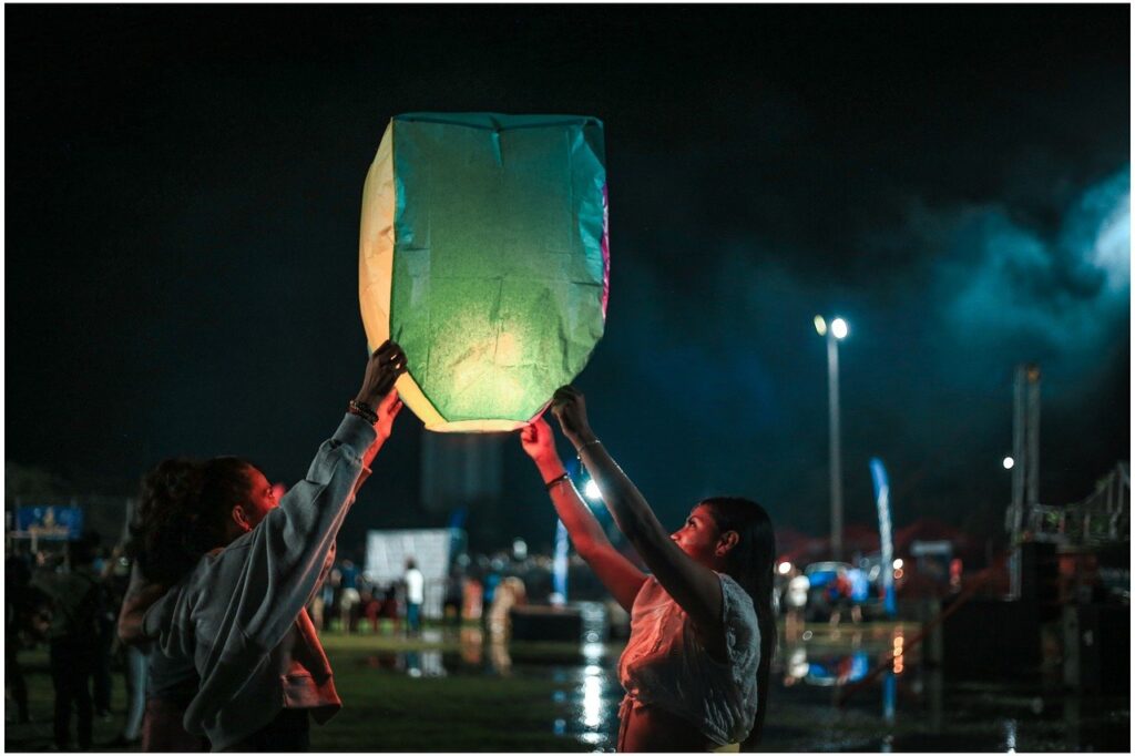 balloons, darling, night