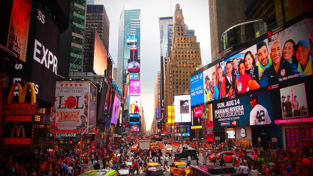 Airport in New York Near Times Square