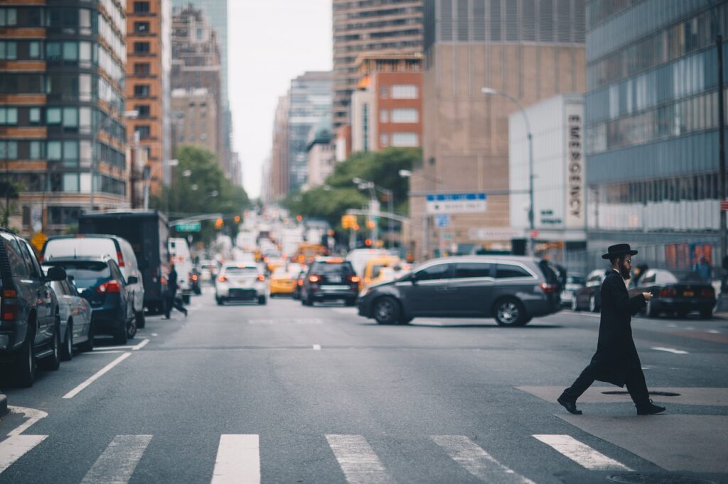 road, pedestrian, nyc