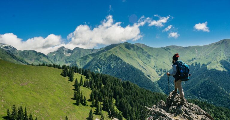 Man Standing on a Rock