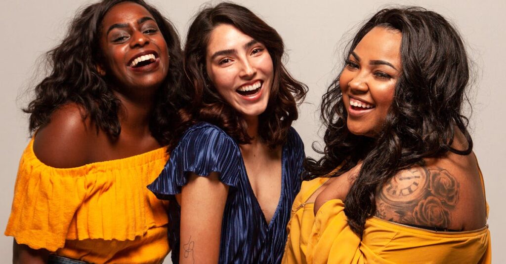 Three Women Smiling