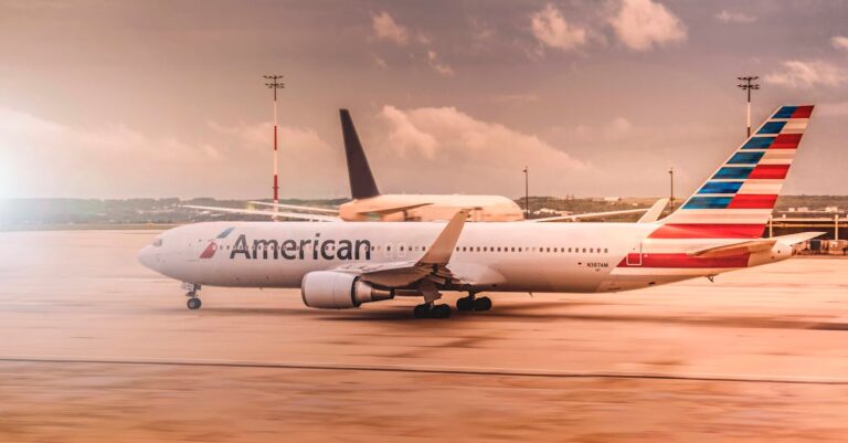 White American Airplane Parked on Airport