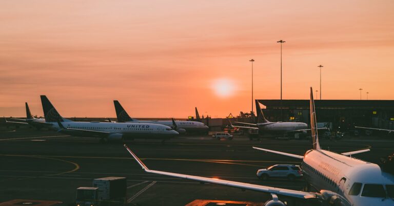 Photo Of Airplanes During Dawn