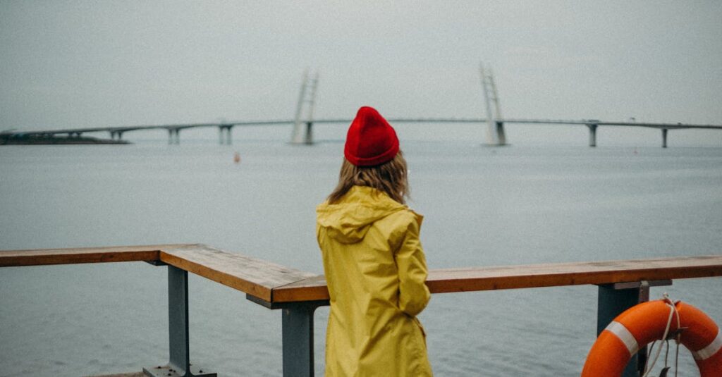 Women Wearing Yellow Jacket