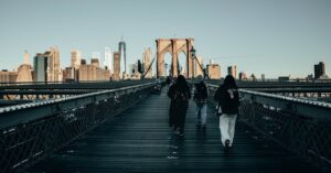 Q. How long does it typically take to travel from Long Island to Manhattan Cruise Terminal?