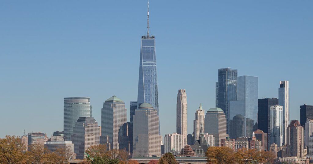 Freedom Tower in Fall