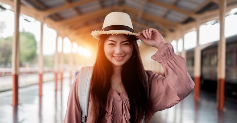 Photo of Woman Wearing Straw Hat