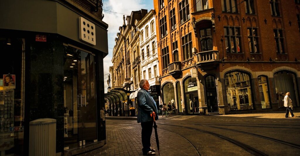 Man Holding Umbrella