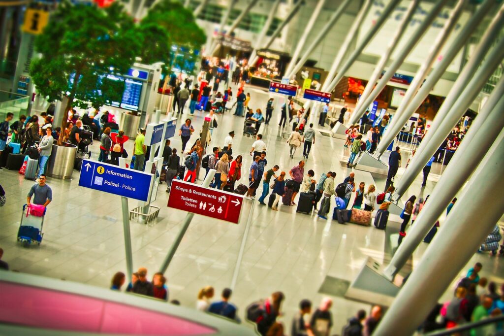 airport, tourism, flying, air traffic, travel, departure, transport, vacation, people, gate, vacations, row, check in, airline travel, dusseldorf, tilt shift, luggage, suitcase, airport, airport, airport, airport, airport, check in, check in