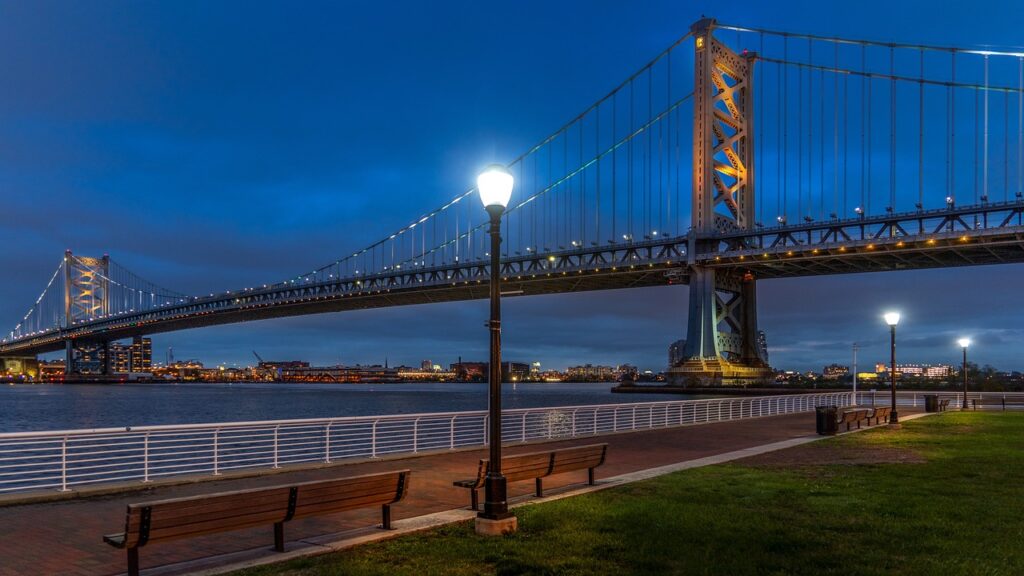 philadelphia, bridge, usa, night sky, night, nature, river, sky, landscape, architecture, america, philadelphia, philadelphia, philadelphia, philadelphia, philadelphia