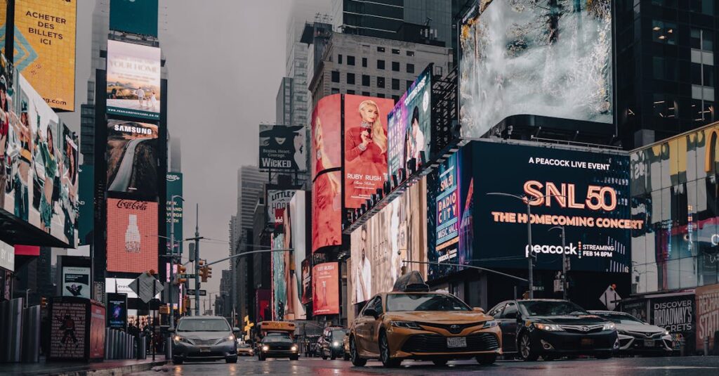 Time Square NYC in the Evening