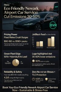 Infographic eco friendly newark airport car service