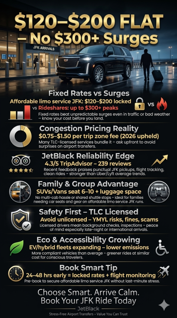 Infographic Affordable Limo Service Jfk