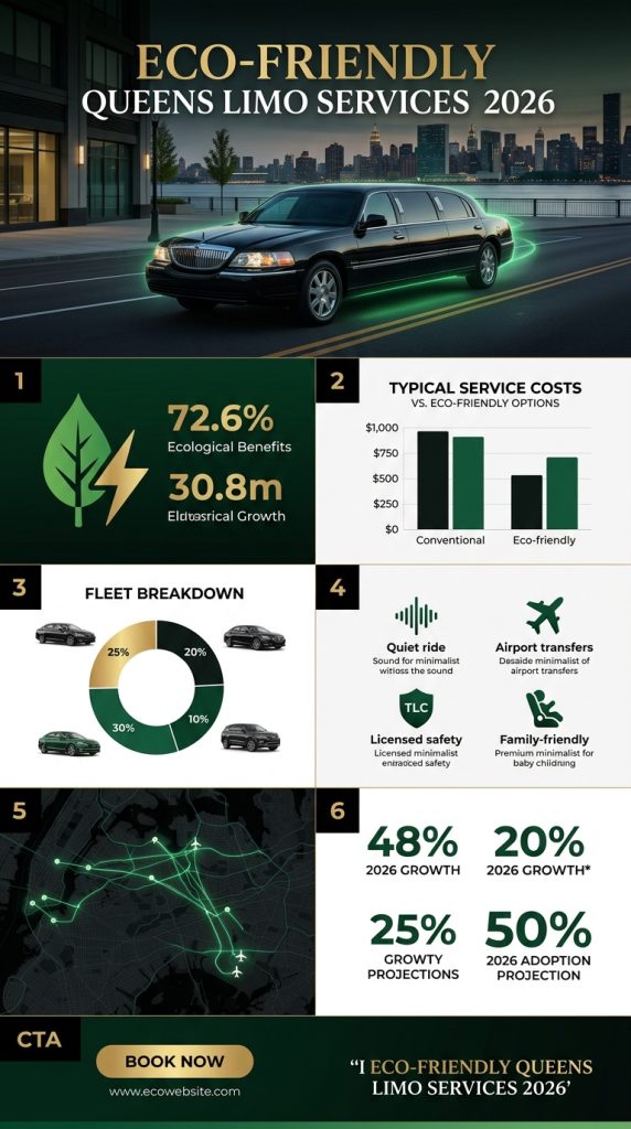 Infographic Detailing Benefits Of Eco Friendly Queens Limo Services In 2026