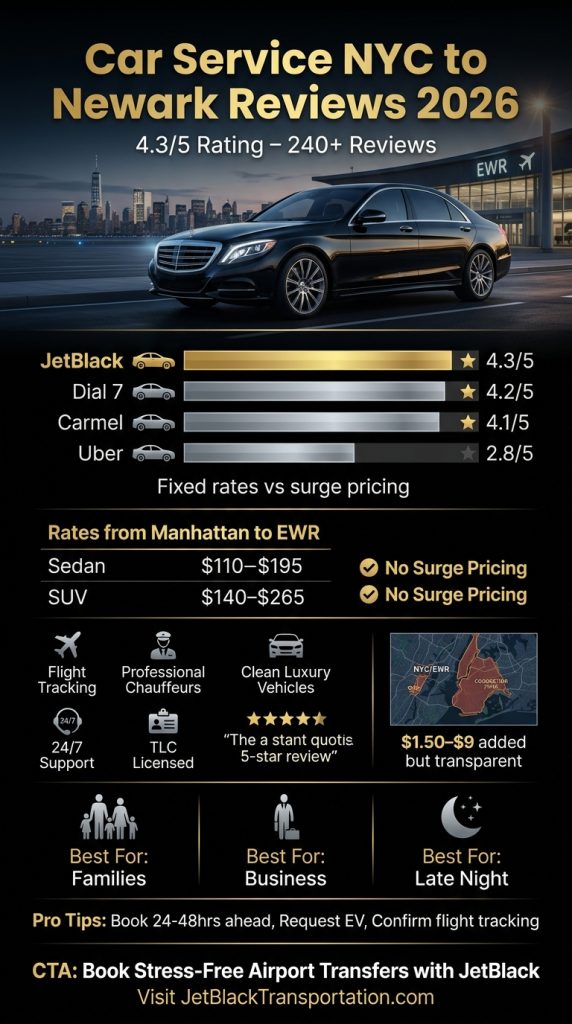 Car Service Nyc To Newark Reviews 2026