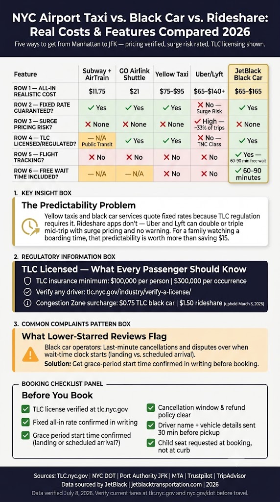Infographic Reliable Manhattan To Jfk Taxi