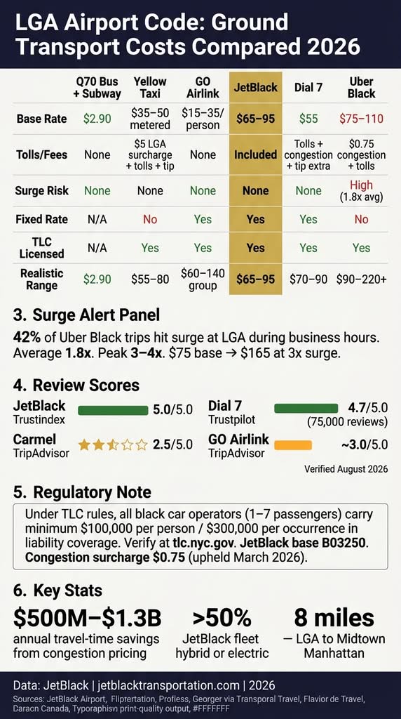 Lga Airport Code: 7 Honest Ground Transport Comparisons 2026 Ethan Navarro August 17, 2026