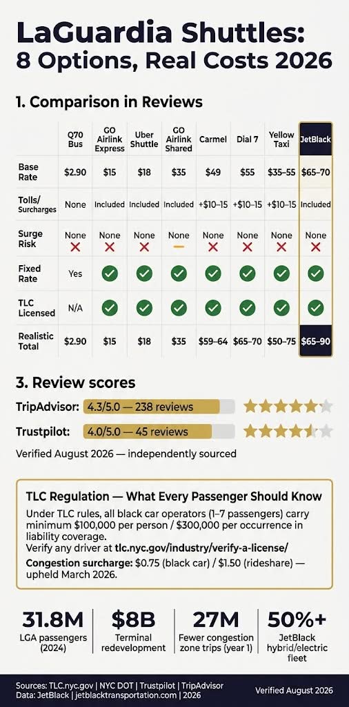 Laguardia Shuttles Infographic
Laguardia Shuttles